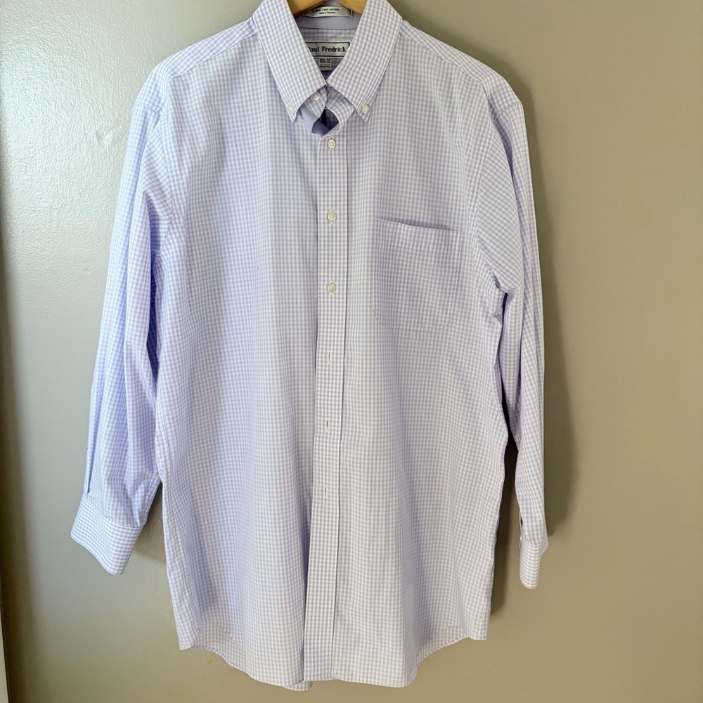 Paul Fredrick Men's Checkered Shirt
